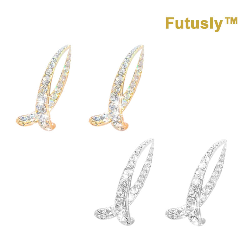 🎄Christmas Special Offer 70%OFF🎄—Futusly™ Lymphatic Magnetic Germanium Cross Curved Earrings💜